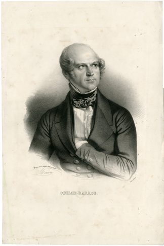 Antique Print-PORTRAIT-ODILON-BARROT-Maurin-c.1840