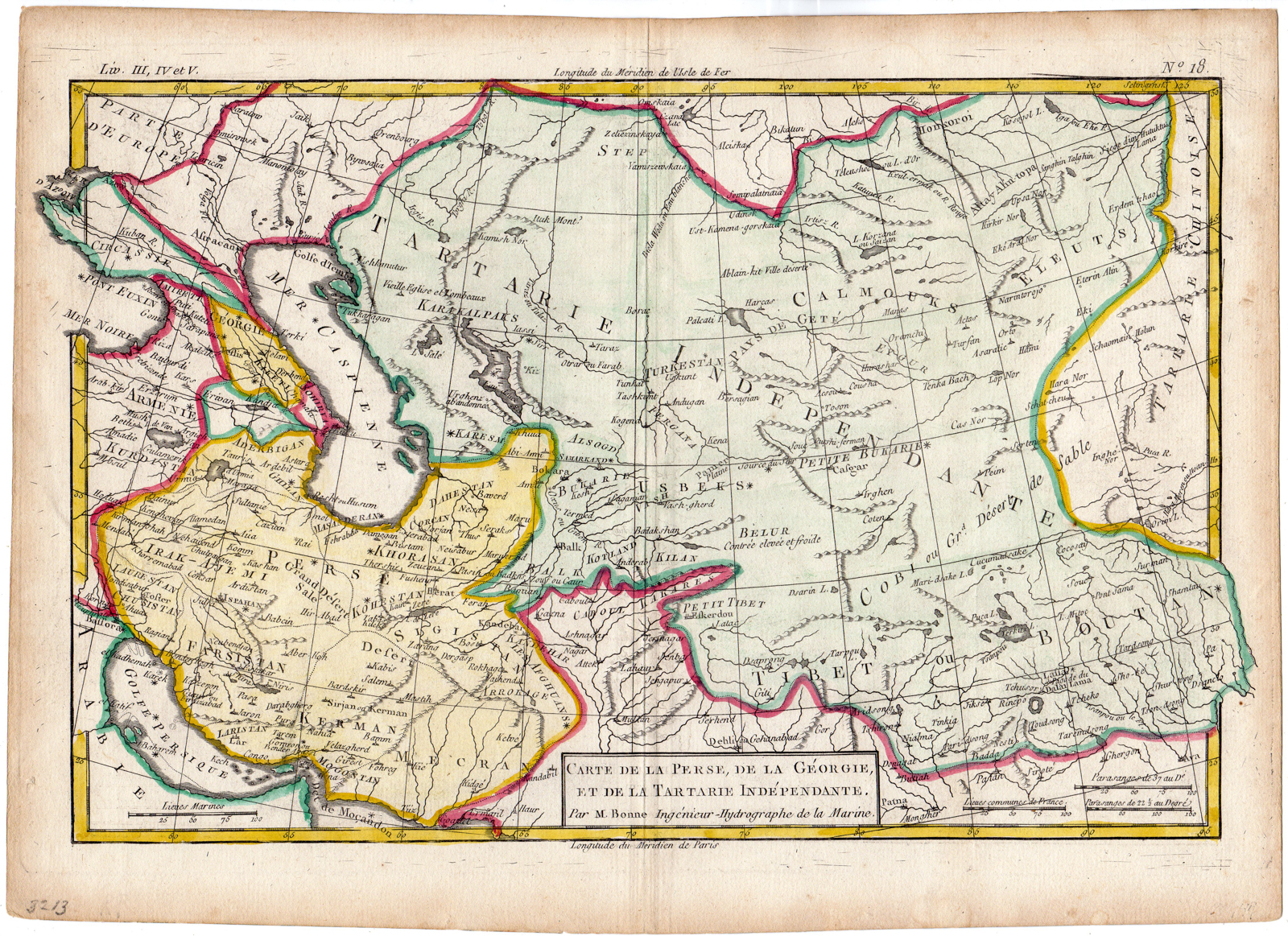 RB 2889 416x302 Antique Map-PERSIA-MIDDLE EAST-GEORGIA-CASPIAN SEA-Bonne-1780