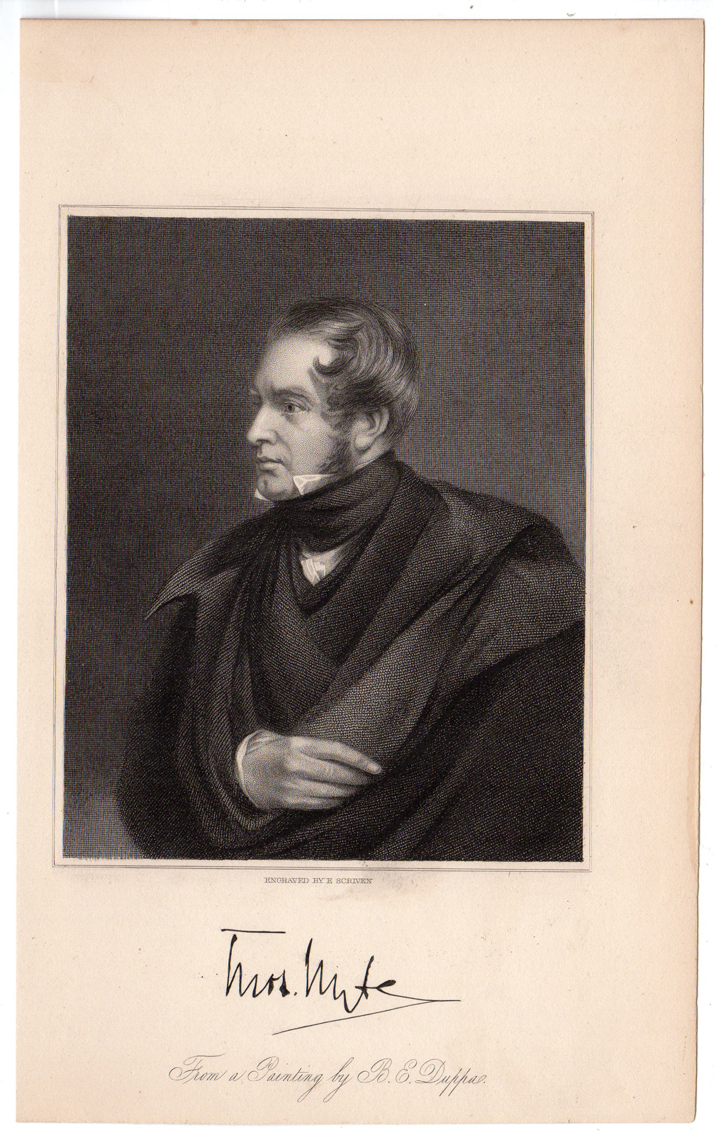 , Antique Print-PORTRAIT-THOMAS WYSE-EDUCATION-REFORM-IRELAND-EUROPE-Hayter-1840, Pictura Antique Prints