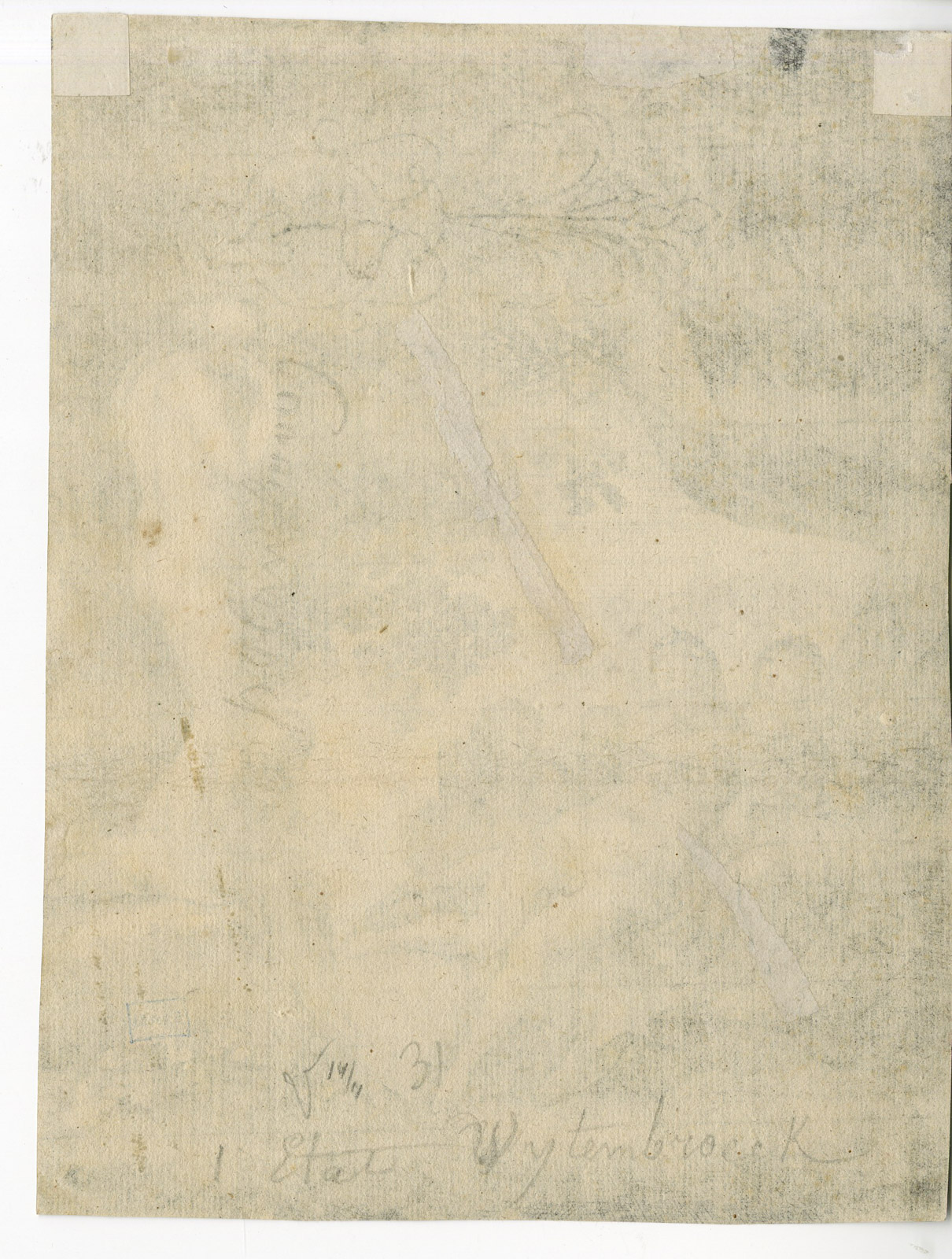 , Rare-Antique Master Print-CALLISTO-PREGNANCY-DRAPES-Van Wtenbrouck-c.1620-1648, Pictura Antique Prints