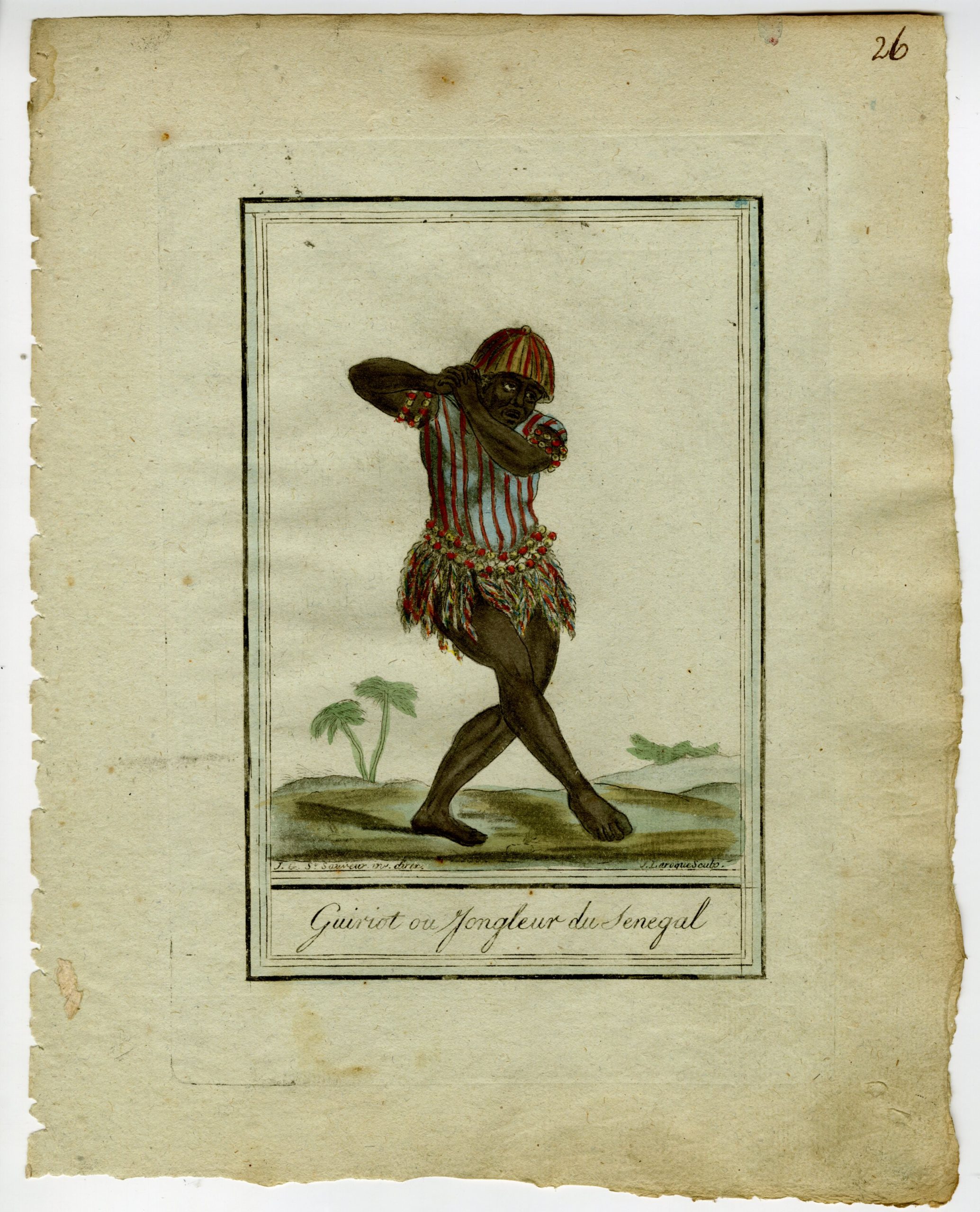 Pictura 02649 416x515 6-Antique Prints-SENEGALESE-CULTURE-TRADITIONAL-ATTIRE-Labrousse-Grasset-1797 - Image 3
