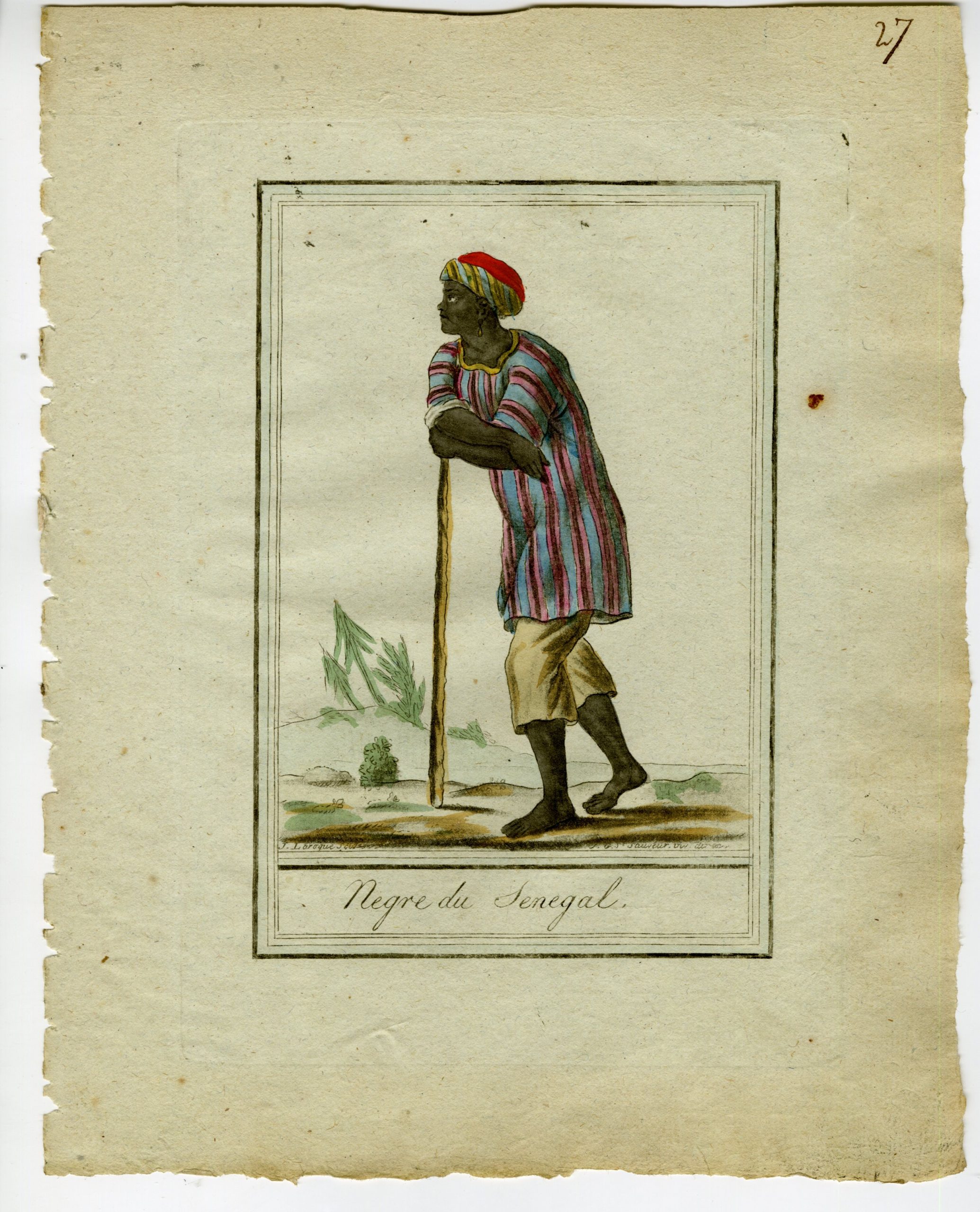 Pictura 02651 416x515 6-Antique Prints-SENEGALESE-CULTURE-TRADITIONAL-ATTIRE-Labrousse-Grasset-1797 - Image 5