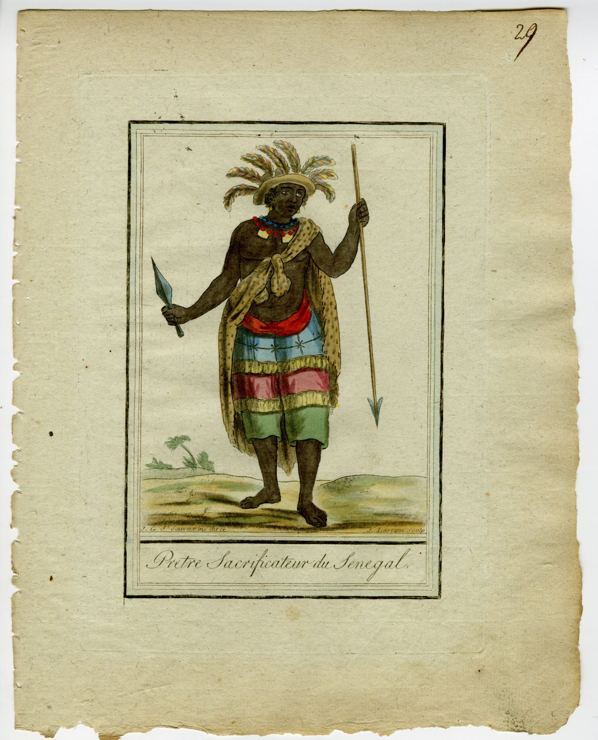 Pictura 02655 416x515 6-Antique Prints-SENEGALESE-CULTURE-TRADITIONAL-ATTIRE-Labrousse-Grasset-1797 - Image 9