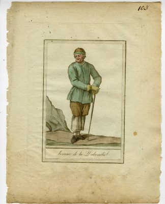 2-Antique Prints-DALARNA-SWEDEN-TRADITIONAL-ATTIRE-Labrousse-Grasset-1797