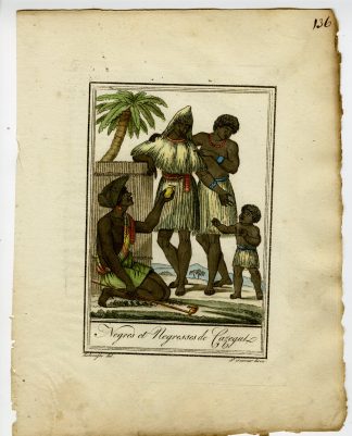 Antique Print-AFRICAN-CULTURE-CAZEGUL-TRADITIONAL-ATTIRE-Labrousse-Grasset-1797