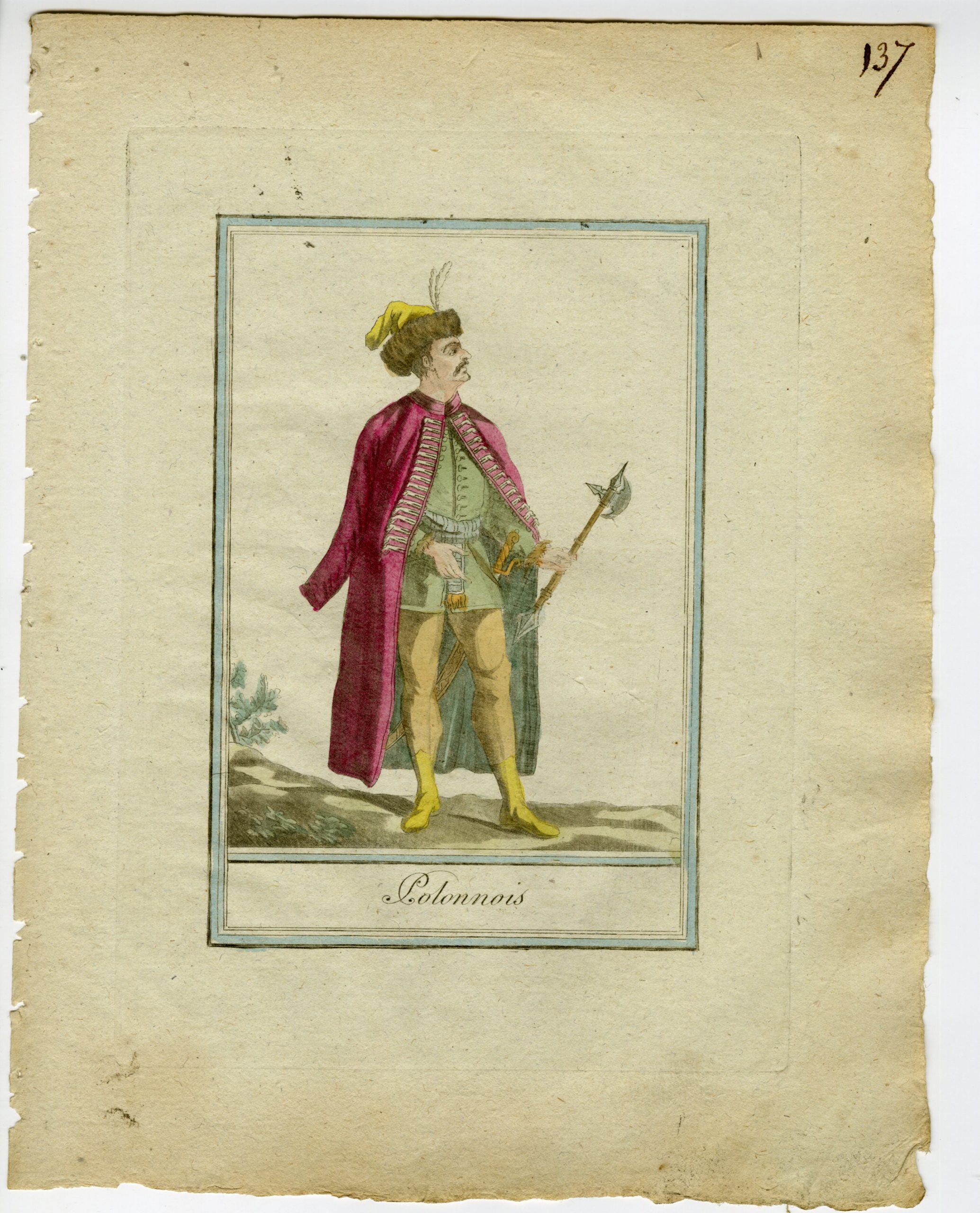Pictura 02807 416x515 2-Antique Prints-POLAND-CULTURE-TRADITIONAL-ATTIRE-Labrousse-Grasset-1797