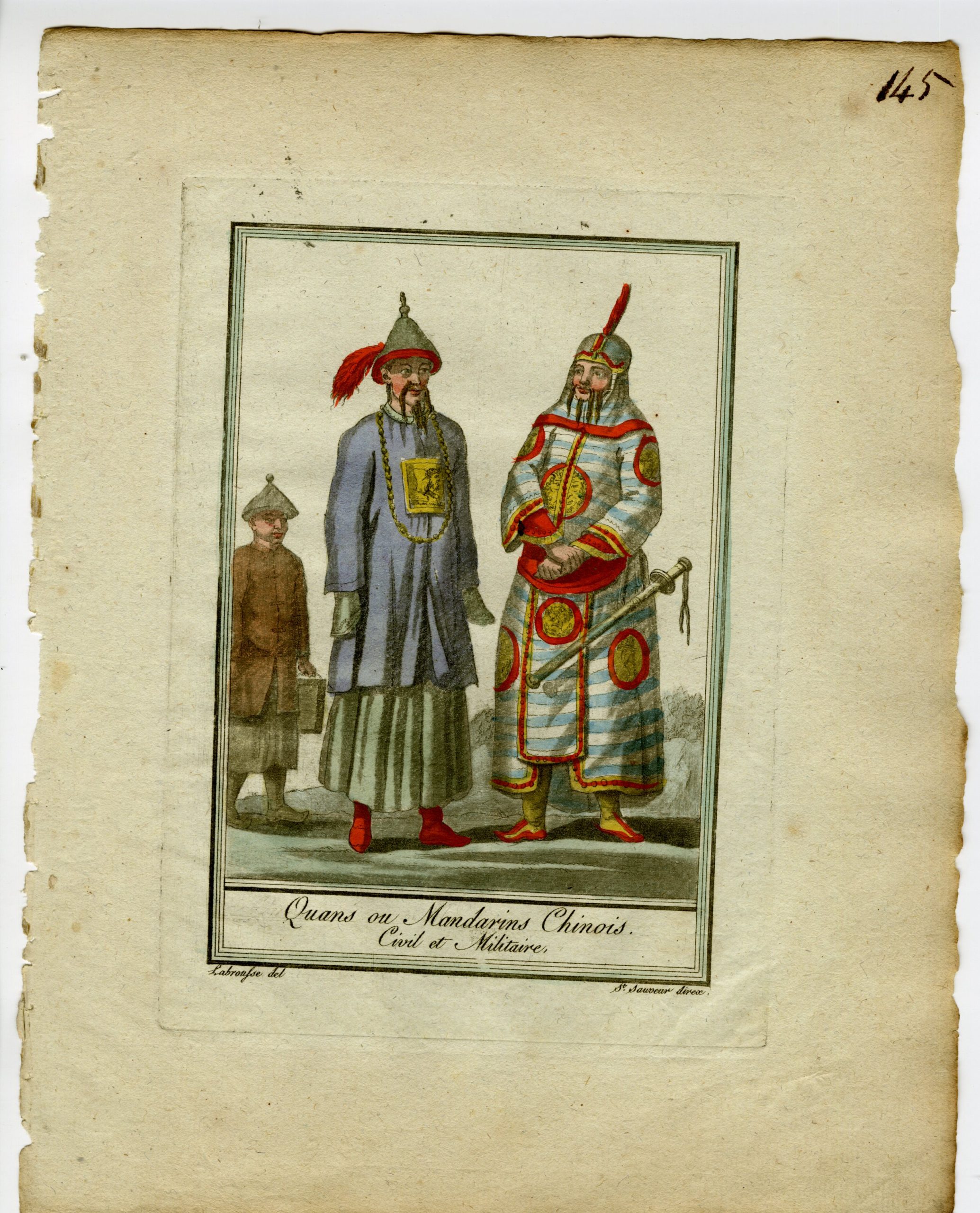 Pictura 02823 416x515 Antique Print-HIERARCHY-CHINA-MANDARIN-CEREMONIAL-STATUS-Labrousse-Grasset-1797