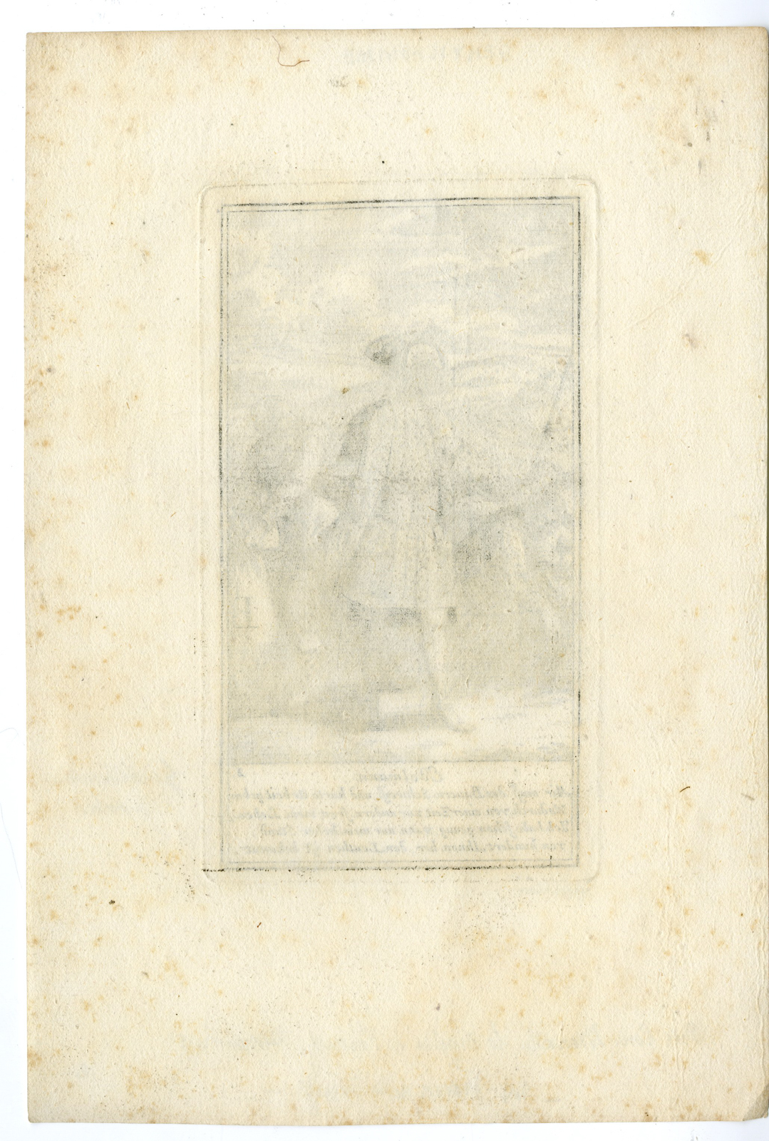 , Antique Print-PROFESSIONS-NOBLEMAN-Fleischmann-1751, Pictura Antique Prints