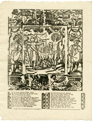 Antique Print-SAINT-SEBASTIAN-SHOT-ARROWS-Anonymous-c.1780
