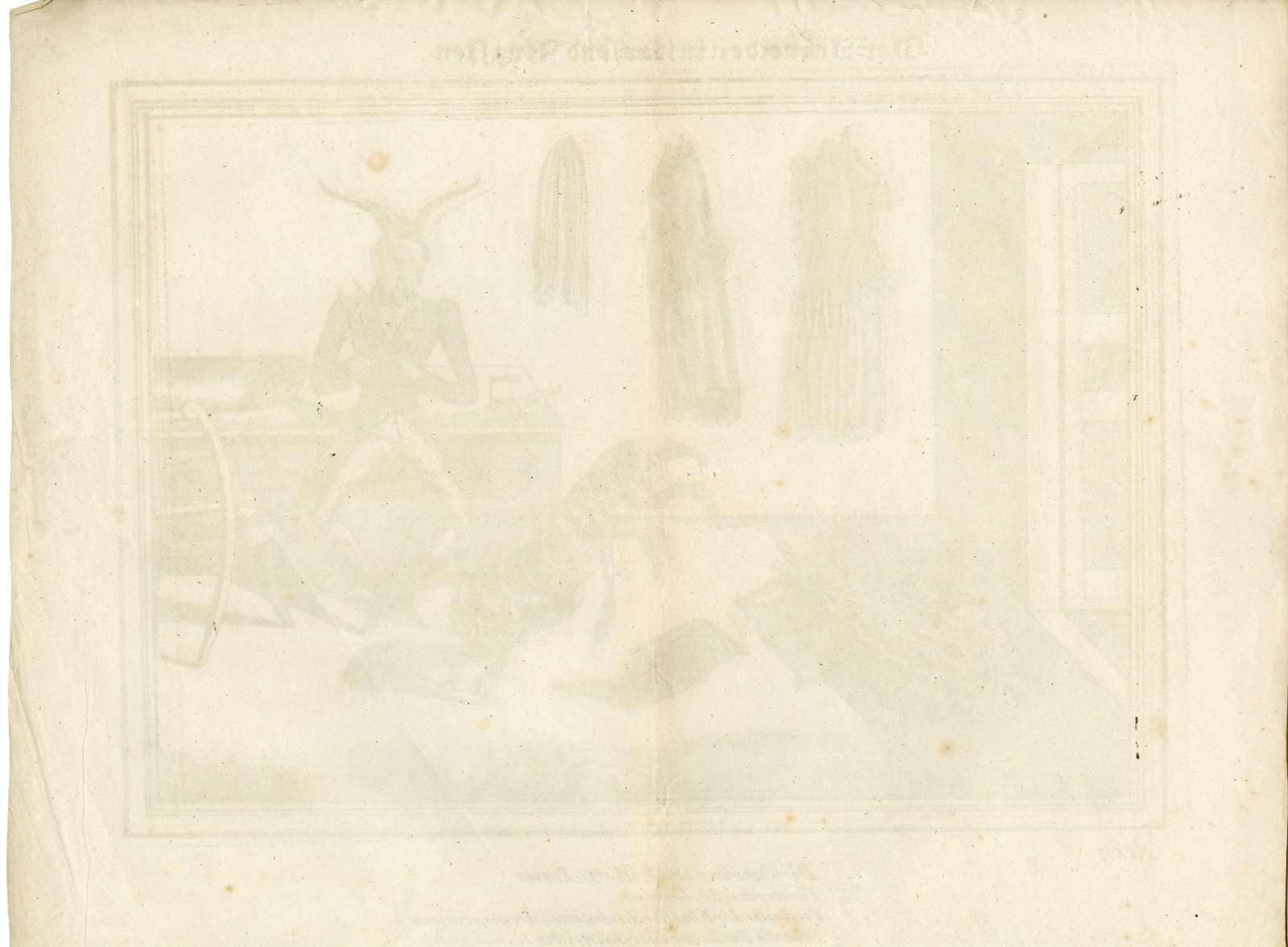 , Antique Print-TAILOR-DRESSMAKER-FLEAS-CARICATURE-CATCHPENNY-Anonymous-c.1830, Pictura Antique Prints
