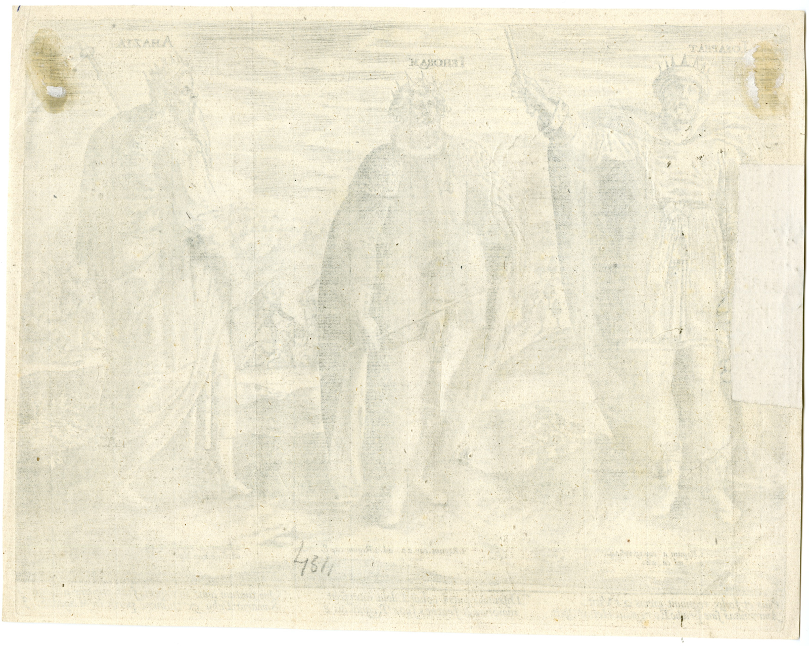 , Antique Master Print-KINGS-JEHOSHAPHAT-JEHORAM-AHAZIAH-Snellinck-1585, Pictura Antique Prints