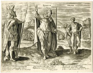 Antique Master Print-KINGS-JOACHAZ-JOJAKIM-JOJACHIN-De Vos-1585/1643
