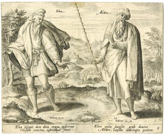 Antique Master Print-JUDGES-RELIGION-AHIALON-ABDON-Collaert-Snellinck-1578/1585