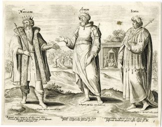Antique Master Print-MANASSEH-AMON-JOSIAH-Snellinck-1585/1643