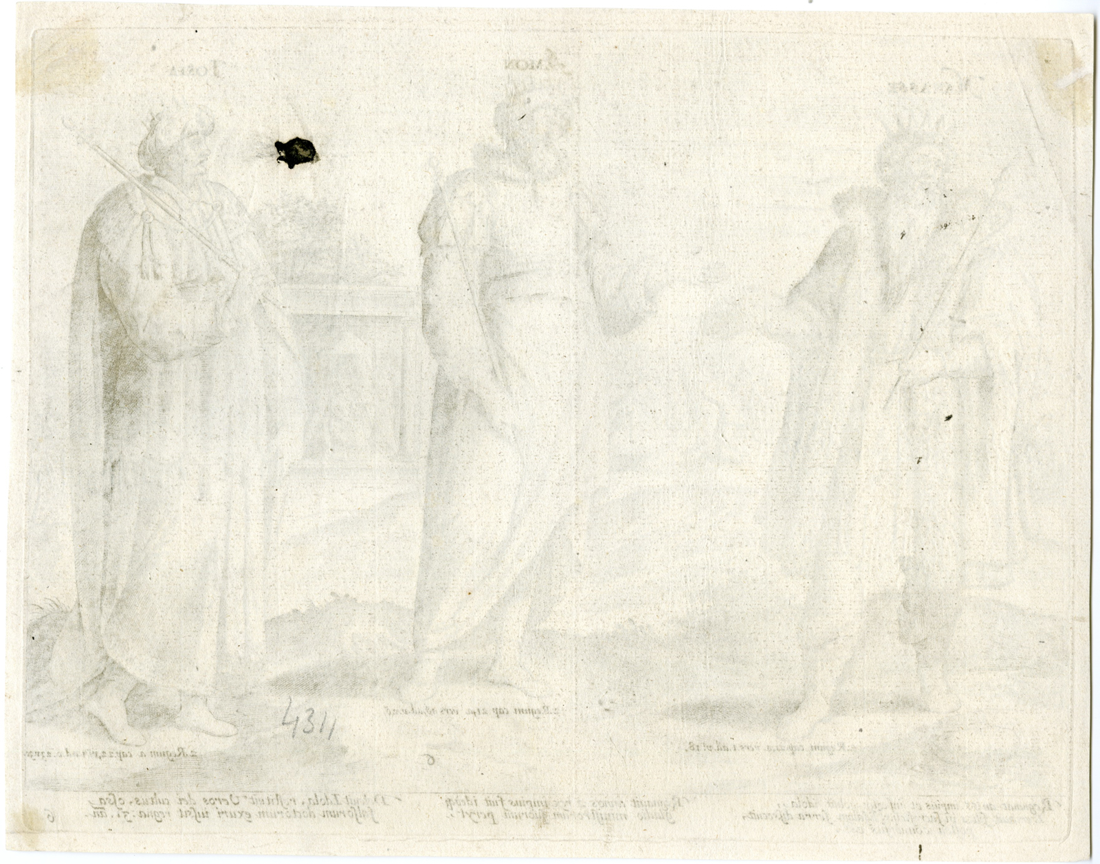, Antique Master Print-MANASSEH-AMON-JOSIAH-Snellinck-1585/1643, Pictura Antique Prints