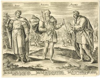 Antique Master Print-JEHOASH-AMAZIAH-AZARIAH-Snellinck-1585