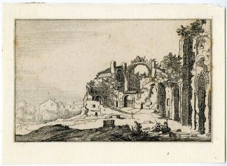 Antique Master Print-BATHS-DIOCLETIAN-ROME-SEGHERS-Van Nieulandt (II)-1618