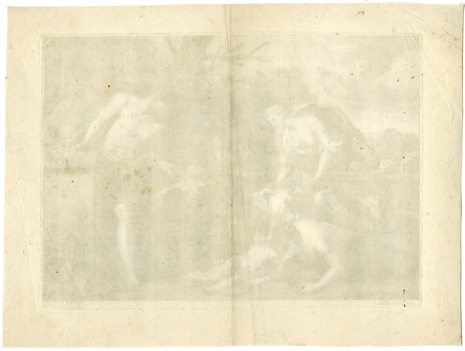 , Antique Master Print-JUPITER-SUCKLED-GOAT-AMALTHEA-Pool-Graat-1696-1727, Pictura Antique Prints