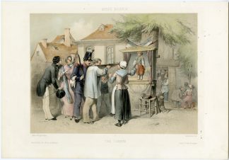 Antique Print-JESTER-FAIR-SHOOTING-Teicheil-c.1830