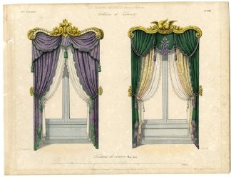 Antique Print-DRAPES-DOUBLE-LIV.36 PL.98-Raze-Guilmard-1840