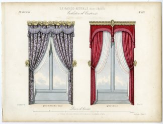 Antique Print-DRAPES-DOUBLE-LIV.62 PL.175-Raze-Guilmard-1840