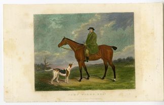 Antique Print-JOHN WARDE-BLUE RUIN-BETSY-RIDING WHIP-W. Barraud-Barraud-1830