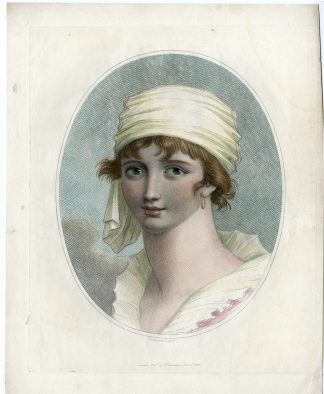 4-Antique Master Prints-ALLEGORY-4 SEASONS-YOUNG WOMEN-Cheesman-Domenichino-1800
