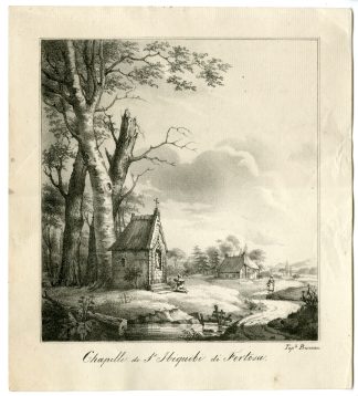 Antique Master Print-CHAPEL-SAINT-IQUIBI-FORTOSA-ITALY-Anonymous-c.1830