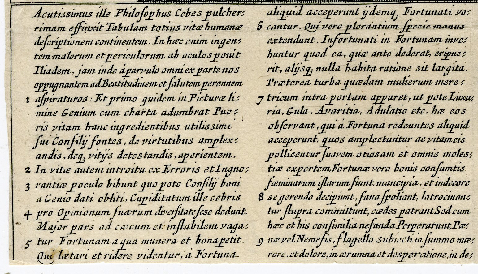 , Rare-Antique Master Print-TABULA CEBETIS-JOURNEY HUMAN LIFE-Visscher-Matham-1640, Pictura Antique Prints
