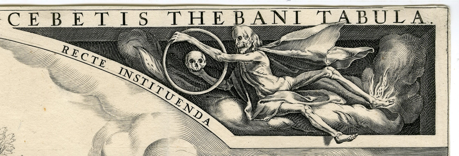 , Rare-Antique Master Print-TABULA CEBETIS-JOURNEY HUMAN LIFE-Visscher-Matham-1640, Pictura Antique Prints