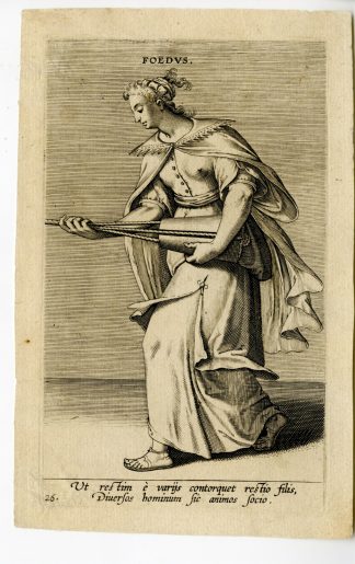 Antique Master Print-PROPOSOPOGRAPHIA-FOEDUS-COVENANT-Galle-c.1585