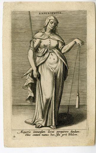 Antique Master Print-PROPOSOPOGRAPHIA-EXPERIENTIA-EXPERIENCE-Galle-c.1585