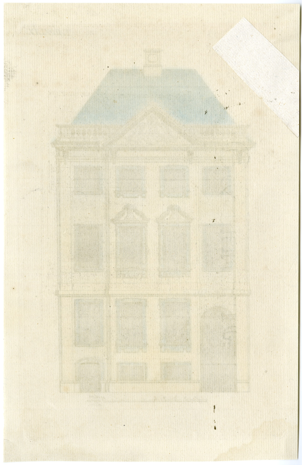 , Antique Print-HANSENS GAARD-GAMMEL STRAND-COPENHAGEN-DENMARK-Anonymous-18th c., Pictura Antique Prints