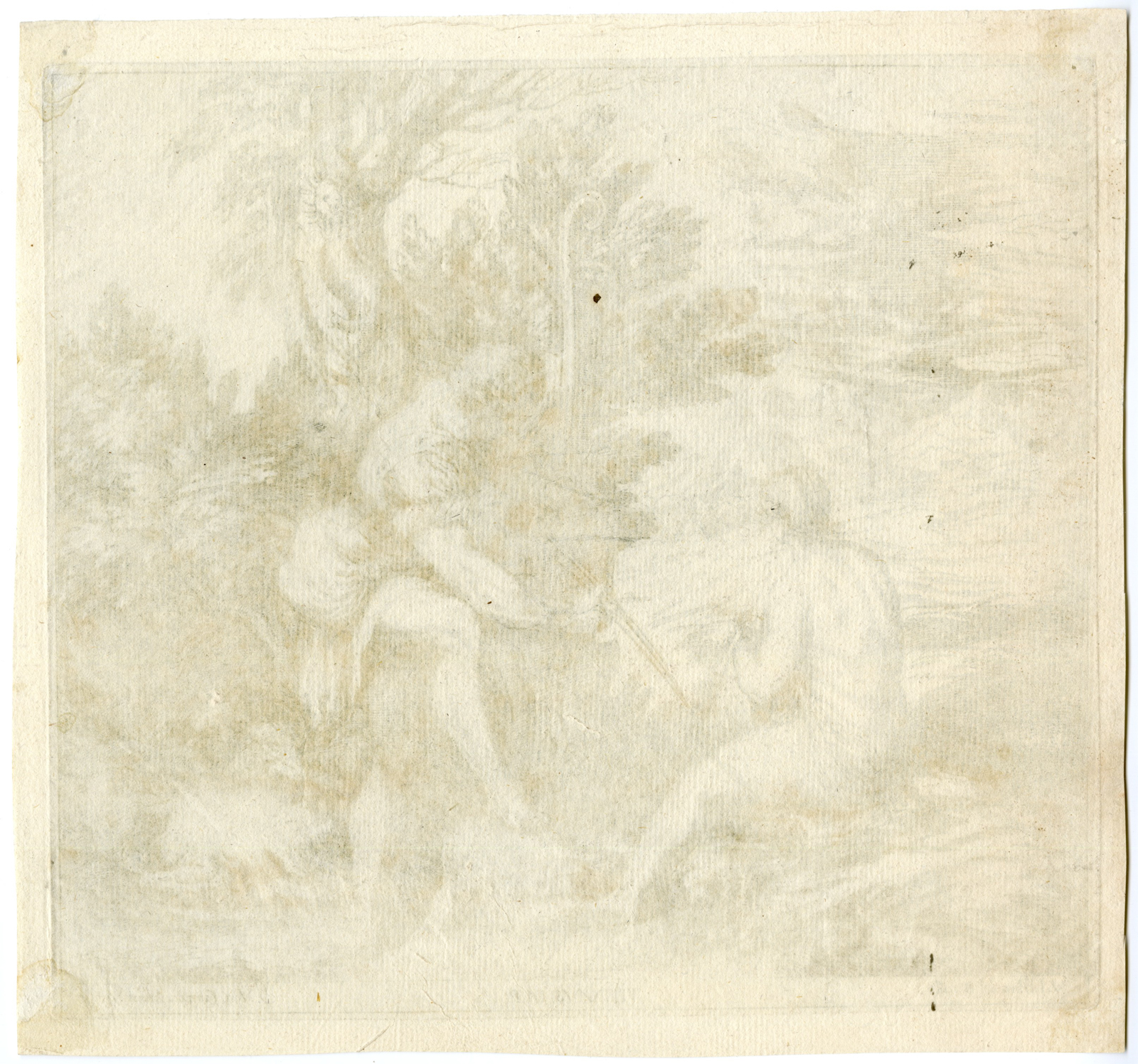 , Antique Master Print-YOUNG-MAN-VIOLA DA GAMBA-WOMAN-LANDSCAPE-Lefebre-c.1642-80, Pictura Antique Prints