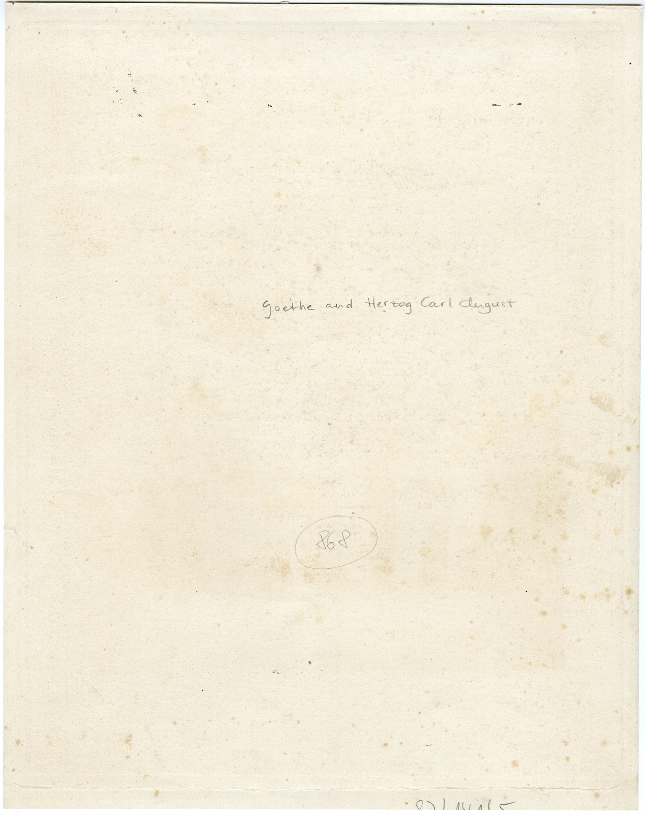 Pictura 03998 416x526 Antique Print-GOETHE-AND-DUKE-CARL-AUGUST-Anonymous-19th c. - Image 2