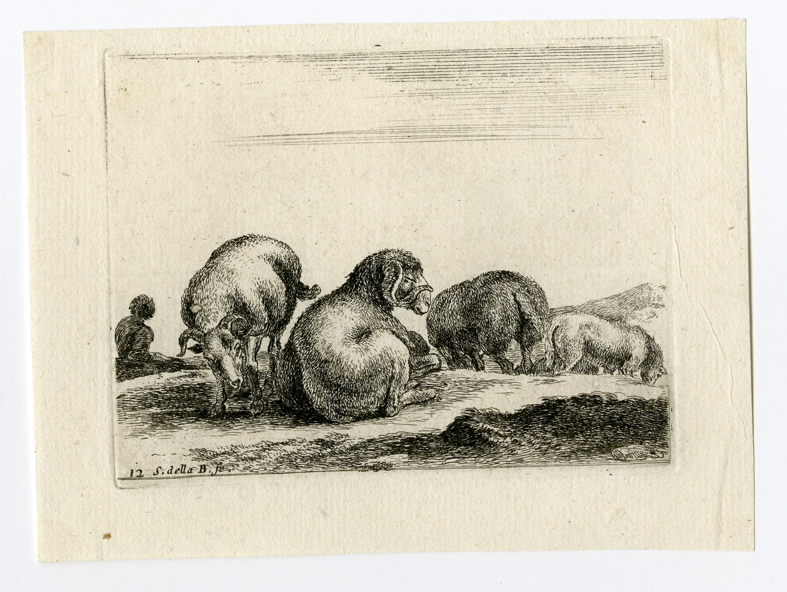 , Various prints-Stefano Della Bella-c.1650, Pictura Antique Prints