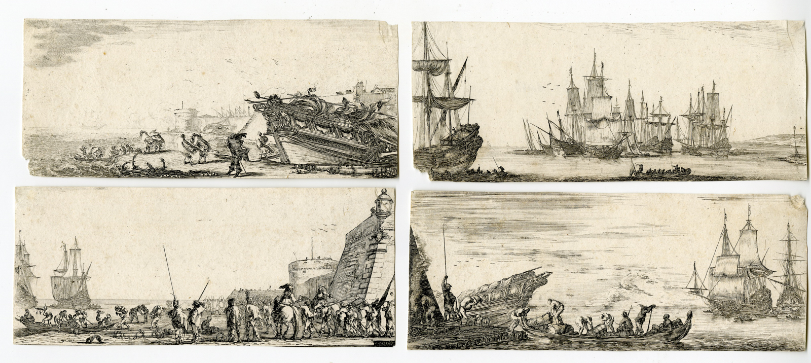 , Various prints-Stefano Della Bella-c.1650, Pictura Antique Prints