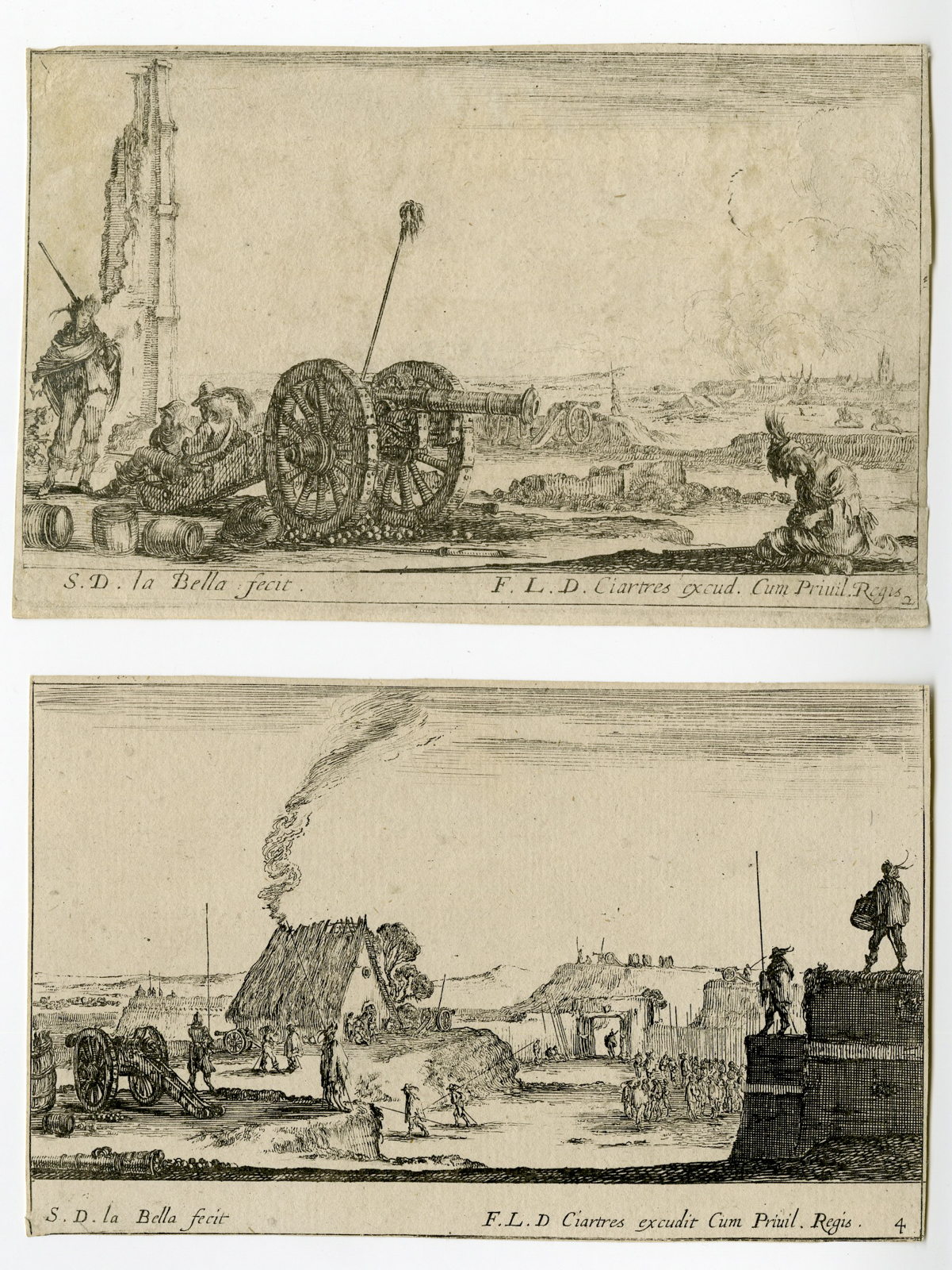 , Various prints-Stefano Della Bella-c.1650, Pictura Antique Prints