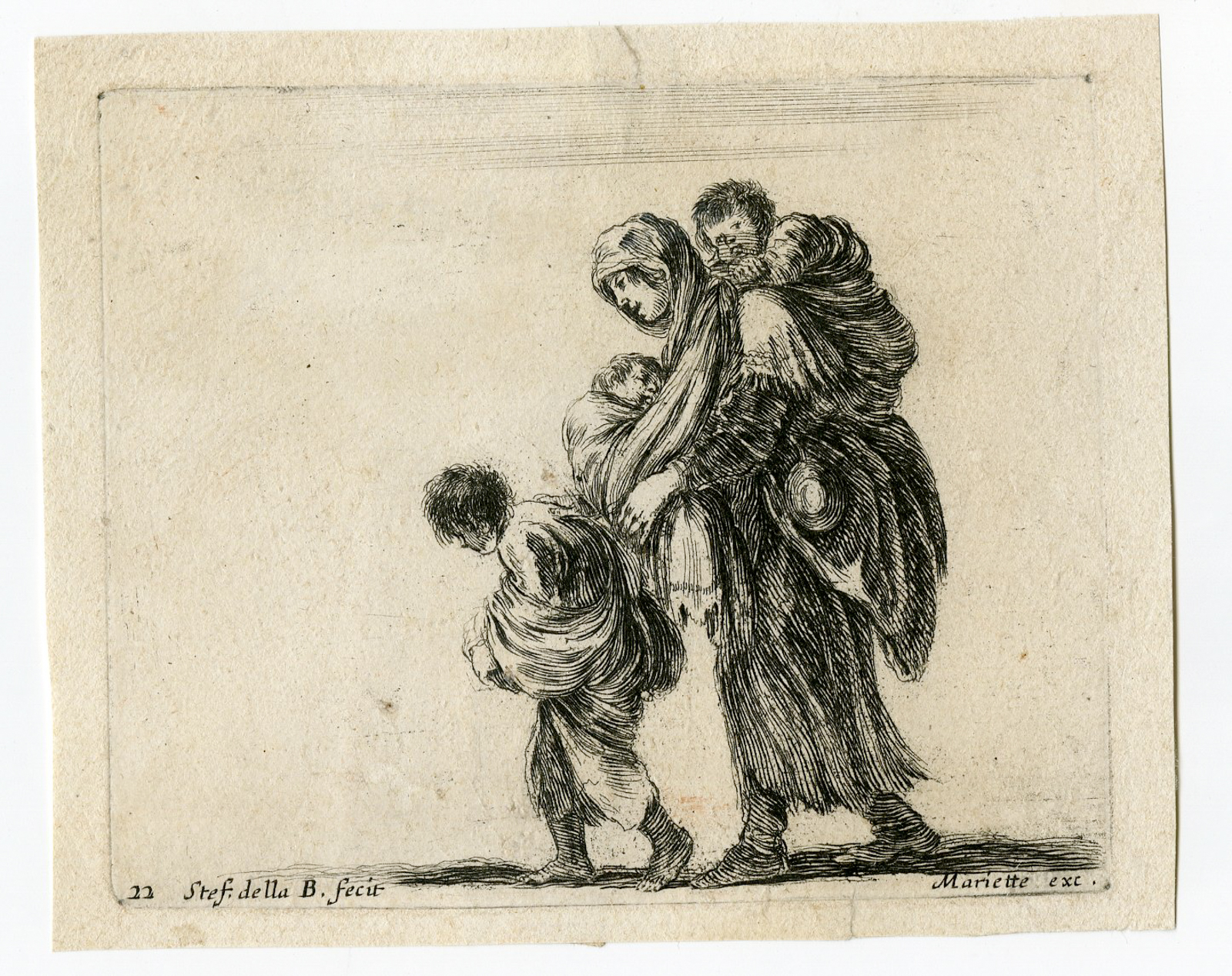 , Various prints-Stefano Della Bella-c.1650, Pictura Antique Prints