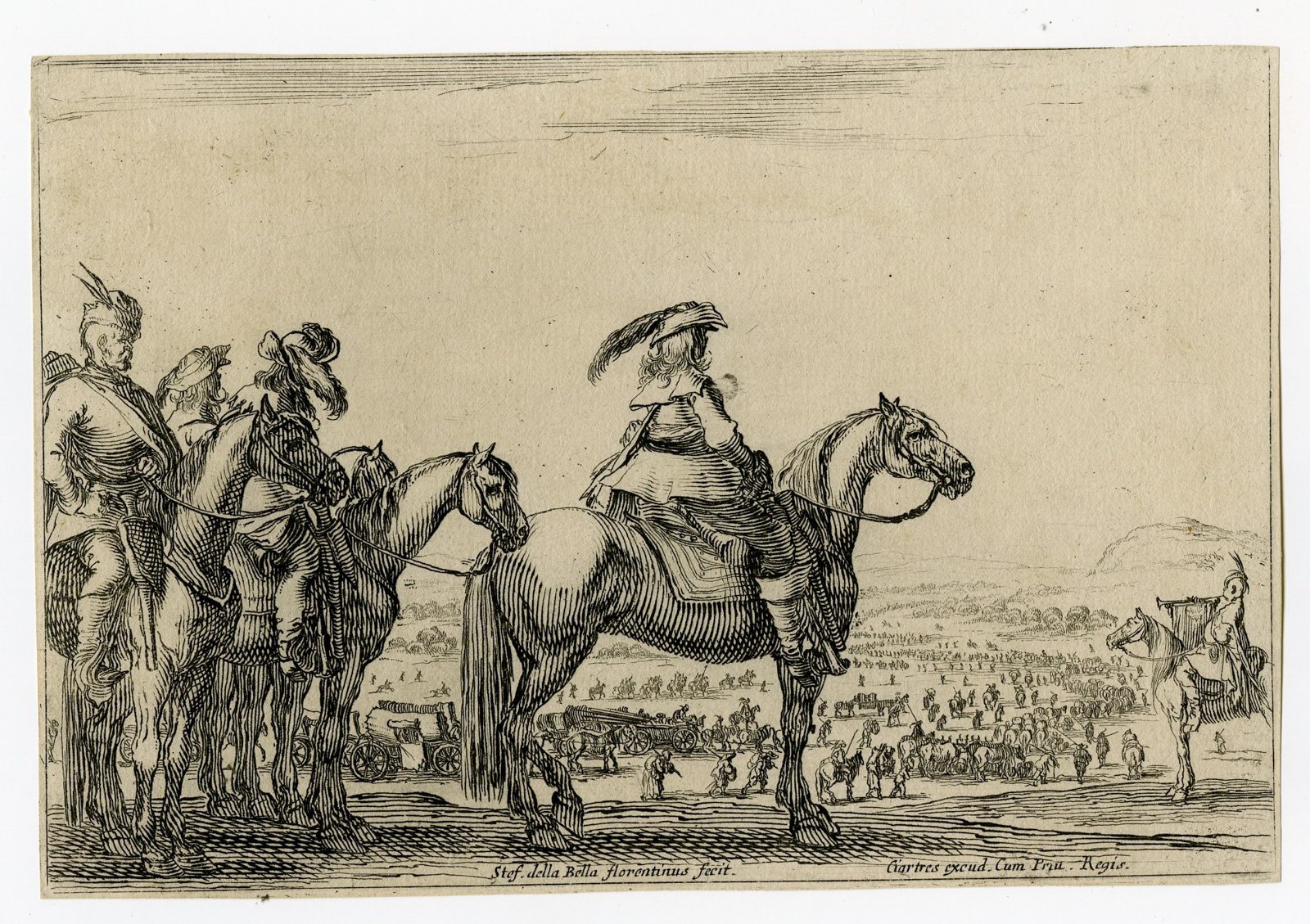 , Various prints-Stefano Della Bella-c.1650, Pictura Antique Prints