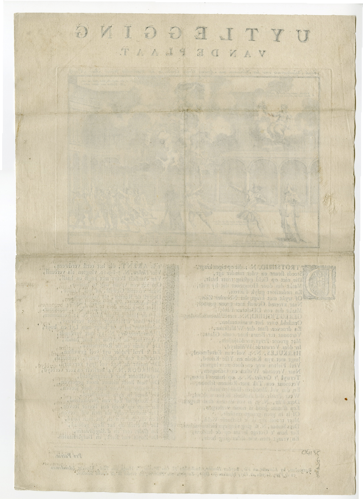 Pictura 04555 416x571 Antique Print-ALLEGORY-WIND TRADE-STOCK EXCHANGE-Anonymous-1763 - Image 2