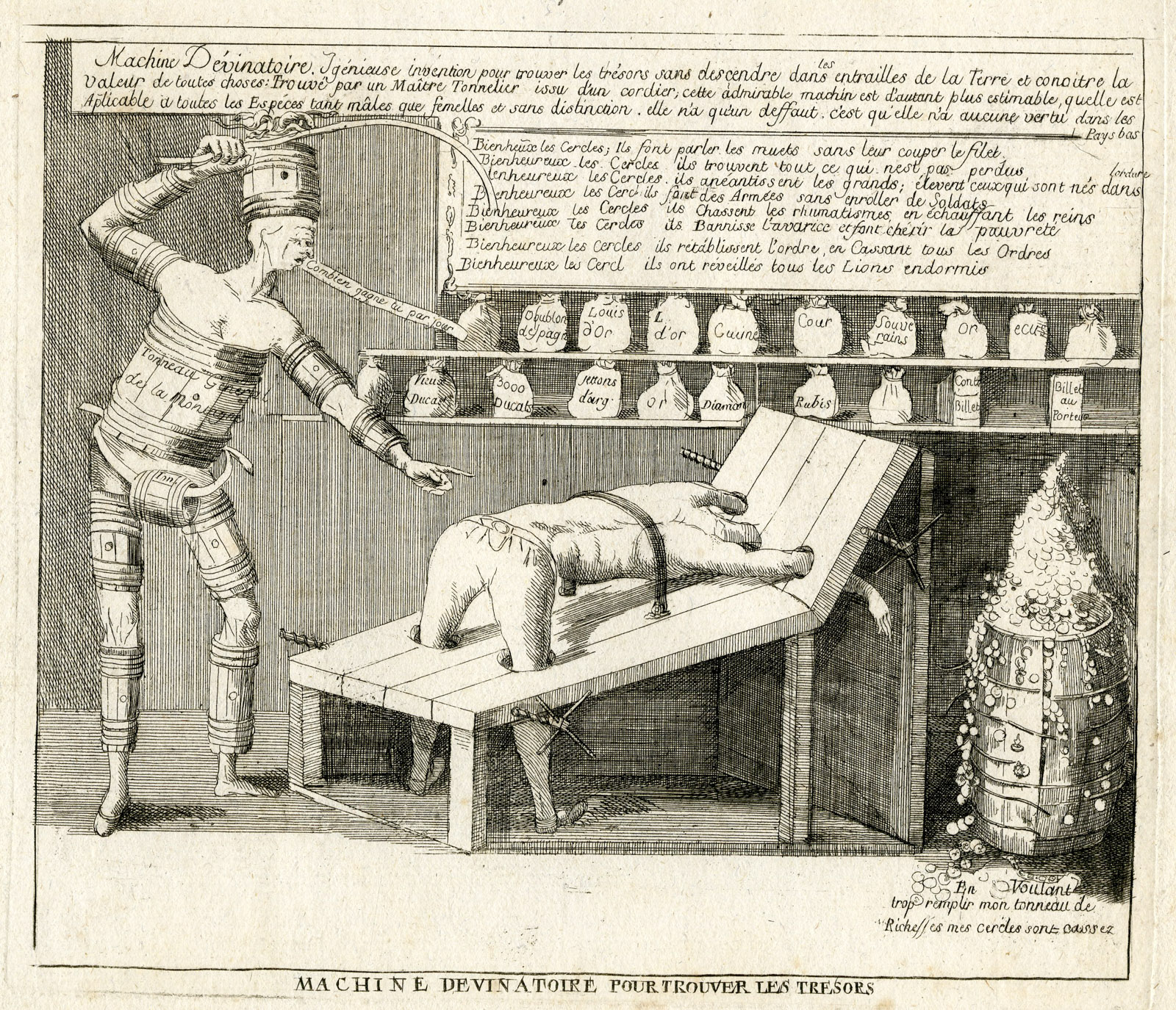 Pco 25383 416x358 33 Antique Master Prints-SATIRE-BRABANT REVOLUTION-Maillart-1790 - Image 2