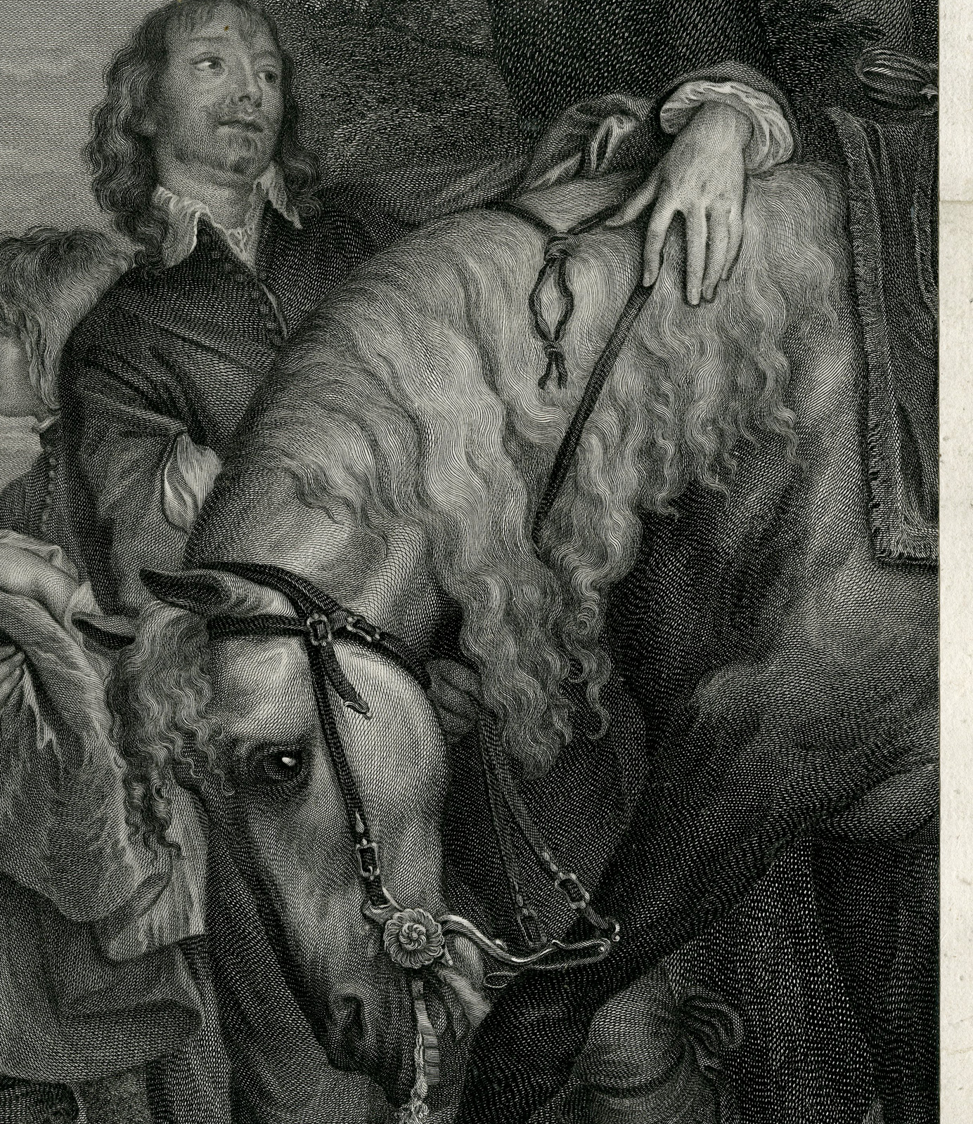 , Antique Master Print-CHARLES-I-DUKE-OF-HAMILTON-Strange-Van Dyck-1782, Pictura Antique Prints