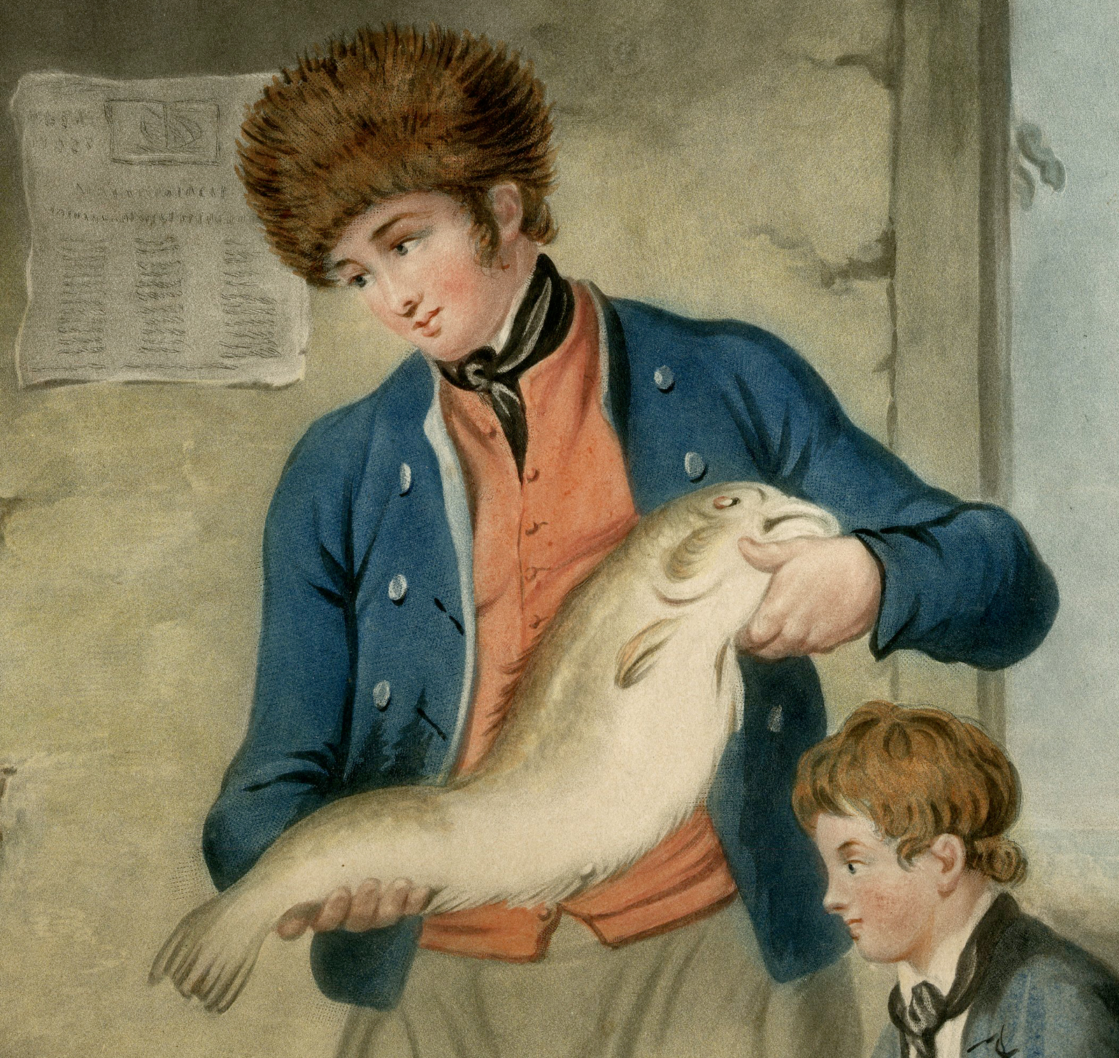 , 2 Antique Master Prints-FISHERMANS-DEPARTURE-AND-RETURN-Ward-Corbould-1794, Pictura Antique Prints