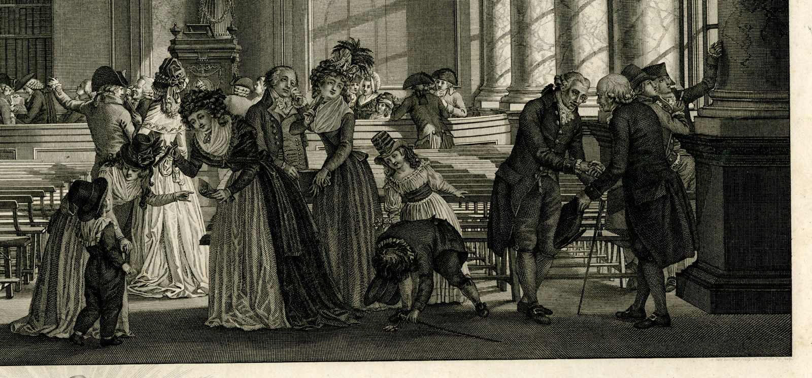 , Antique Master Print-FELIX-MERITIS-AUDITORIUM-ART SOCIETY-Vinkeles-Barbiers-1789, Pictura Antique Prints