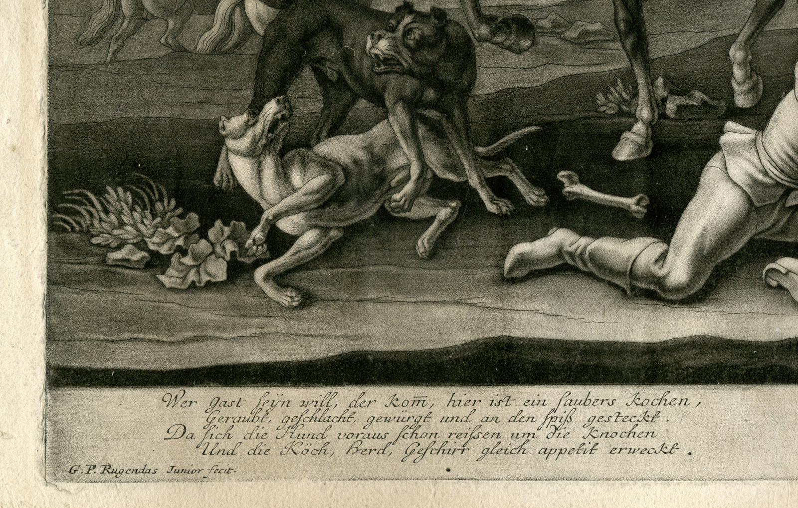 Pictura 05357 416x265 Rare-Antique Master Print-SOLDIERS-REST-SCENE-HORSE-COOKING-Rugendas-c.1720 - Image 3