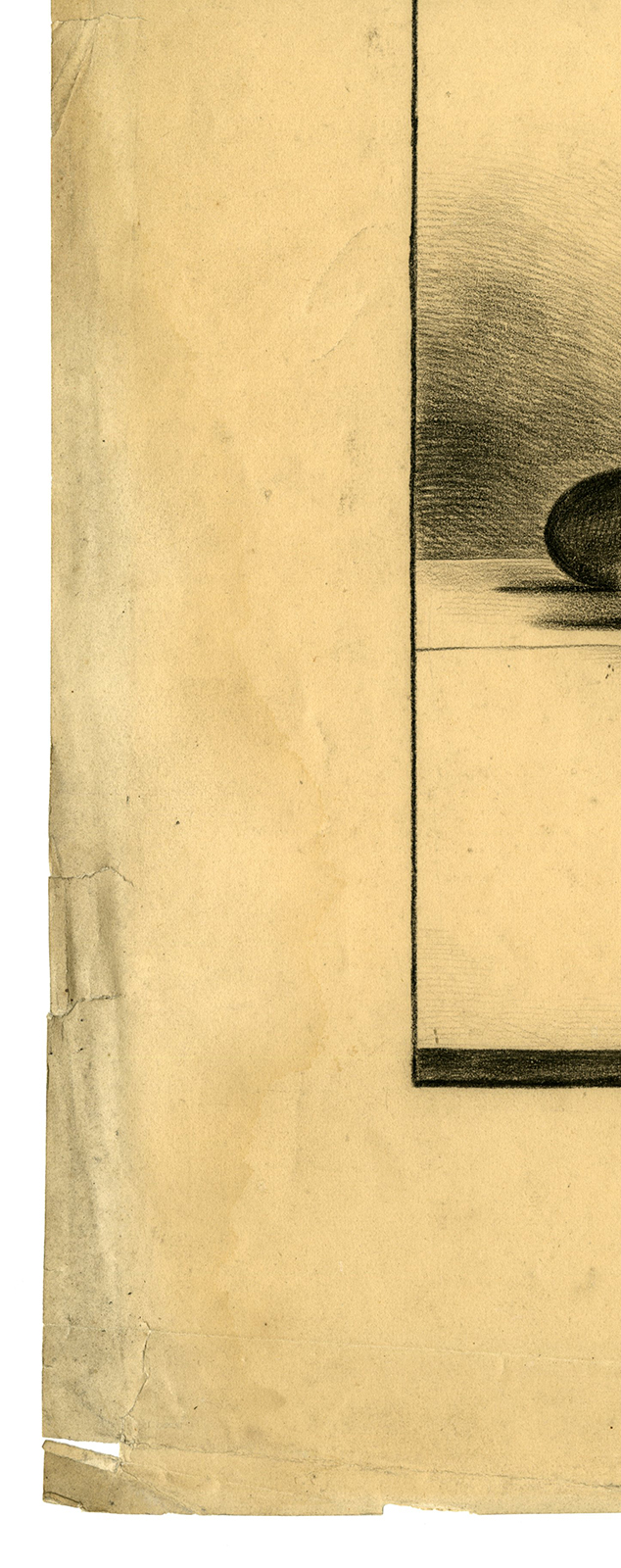 , Antique Drawing-STILL LIFE-GRAPES-CHESTNUTS-Chantal-Van Os-1836, Pictura Antique Prints