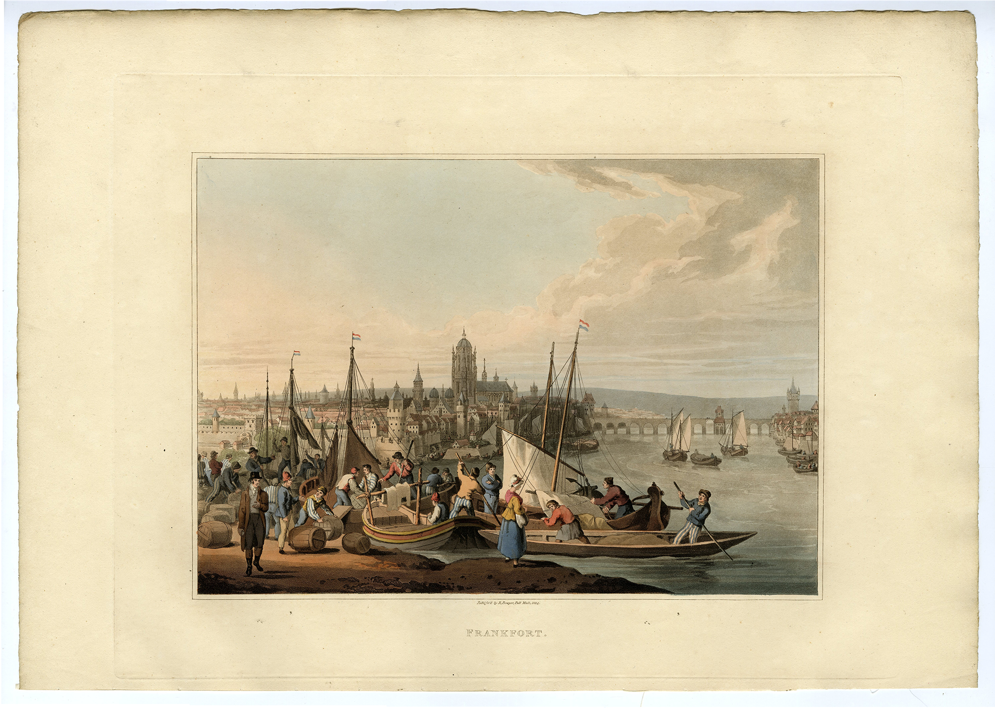 Pictura 06707 416x296 Antique Print-FRANKFORT-FRANKFURT-PANORAMIC CITY VIEW-Bowyer-1814