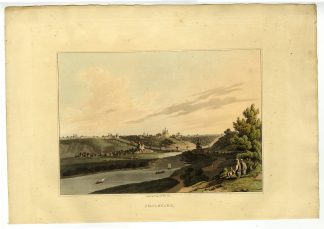 Antique Print-SMOLENSKO-SMOLENSK-DNIEPER RIVER-VIEW-Bowyer-1814
