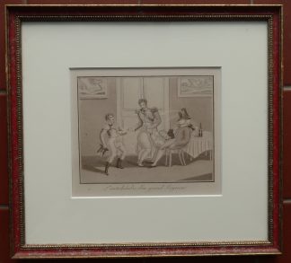 Antique Print-FRENCH-EROTIC-ENGRAVING-ANTICHAMBRE-GRAND-SEIGNEUR-Deveria-c.1900